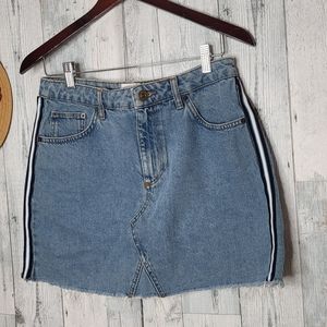 BDG Vintage Blue Denim Mini Skirt